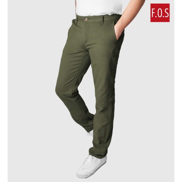 Navy & Navy Men’s | Slim Fit Chino Long Pants – F.O.S